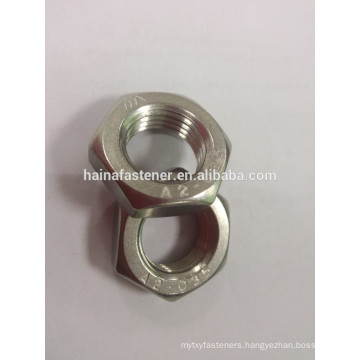 Chinese manufacture A2 hex head nut M6 M8, M10, M12,M14,M24